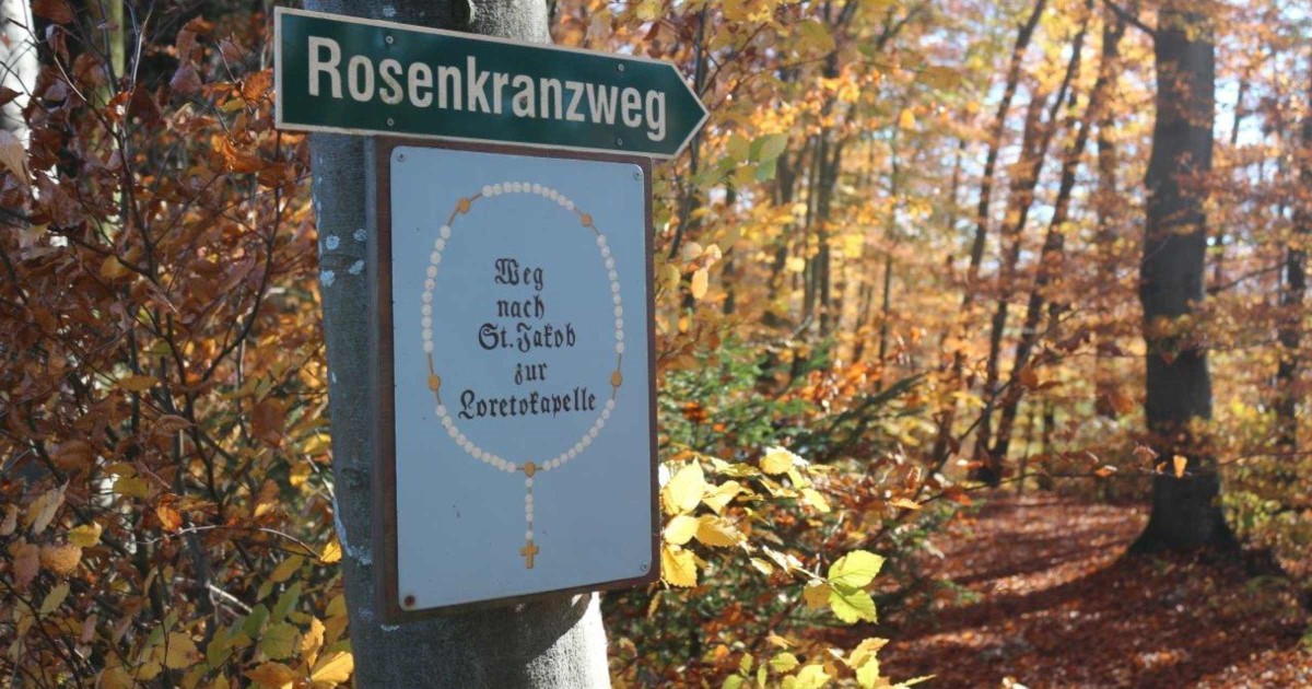 Rosenkranzweg Puch im Herbst © TVB Puch